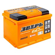 Аккумулятор Зверь ZVK 60-3-L 12V 60Ah 620A L+